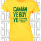 Camán Ye Boy Ye - Hurling T-Shirt Ladies Skinny-Fit - Leitrim