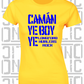 Camán Ye Boy Ye - Hurling T-Shirt Ladies Skinny-Fit - Longford
