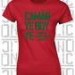 Camán Ye Boy Ye - Hurling T-Shirt Ladies Skinny-Fit - Mayo