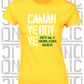 Camán Ye Boy Ye - Hurling T-Shirt Ladies Skinny-Fit - Offaly