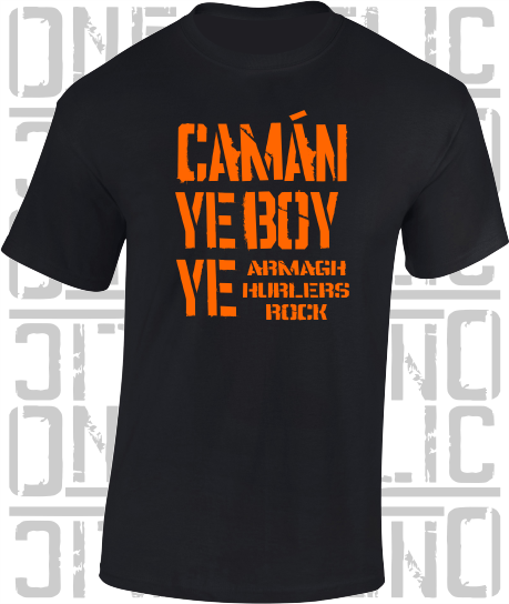 Camán Ye Boy Ye - Hurling T-Shirt Adult - Armagh