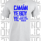 Camán Ye Boy Ye - Hurling T-Shirt Adult - Cavan