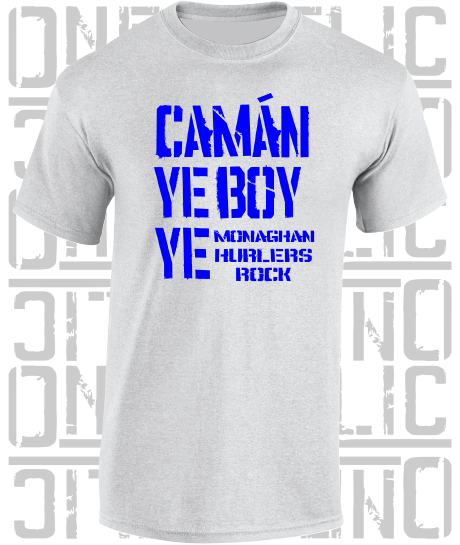 Camán Ye Boy Ye - Hurling T-Shirt Adult - Monaghan