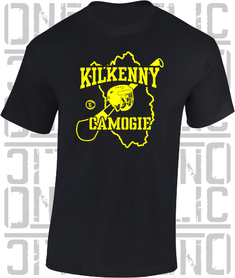 County Map Camogie T-Shirt Adult - All Counties Available