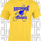 County Map Camogie T-Shirt - Adult - Roscommon