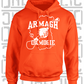 County Map Camogie Hoodie - Adult - Armagh