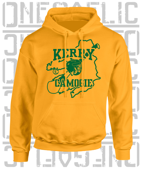 County Map Camogie Hoodie - Adult - Kerry