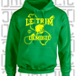 County Map Camogie Hoodie - Adult - Leitrim