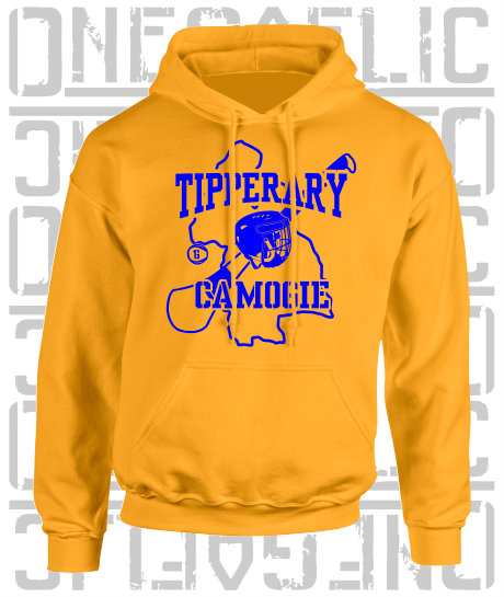 County Map Camogie Hoodie - Adult - Tipperary