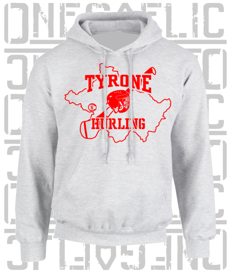 County Map Camogie Hoodie - Adult - Tyrone