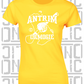 County Map Camogie Ladies Skinny-Fit T-Shirt - Antrim