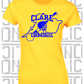 County Map Camogie Ladies Skinny-Fit T-Shirt - Clare