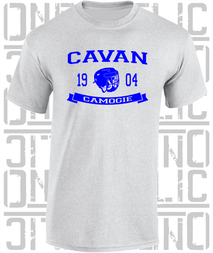 Camogie Helmet T-Shirt - Adult - Cavan