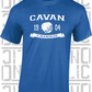Camogie Helmet T-Shirt - Adult - Cavan