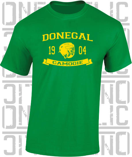 Camogie Helmet T-Shirt - Adult - Donegal
