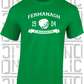 Camogie Helmet T-Shirt - Adult - Fermanagh