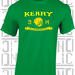 Camogie Helmet T-Shirt - Adult - Kerry