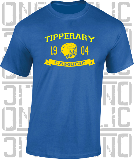 Camogie Helmet T-Shirt - Adult - Tipperary