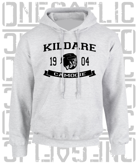 Camogie Helmet Design Hoodie - Adult - Kildare