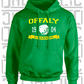 Camogie Helmet Design Hoodie - Adult - Offaly