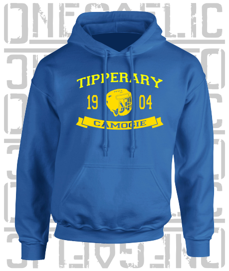 Camogie Helmet Design Hoodie - Adult - Tipperary