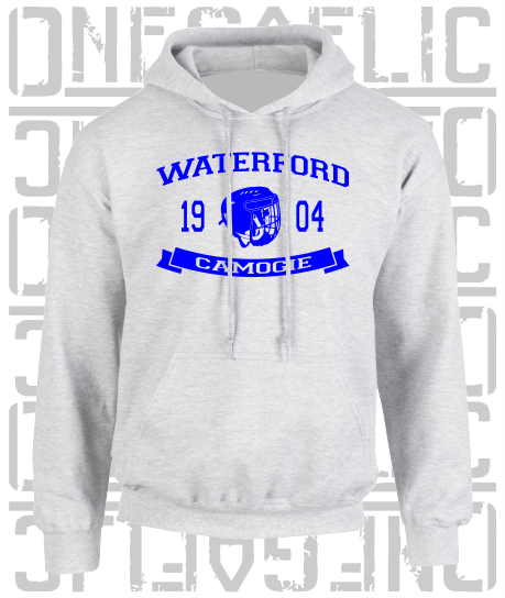 Camogie Helmet Design Hoodie - Adult - Waterford