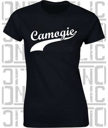 Camogie Swash T-Shirt - Ladies Skinny-Fit - Kildare