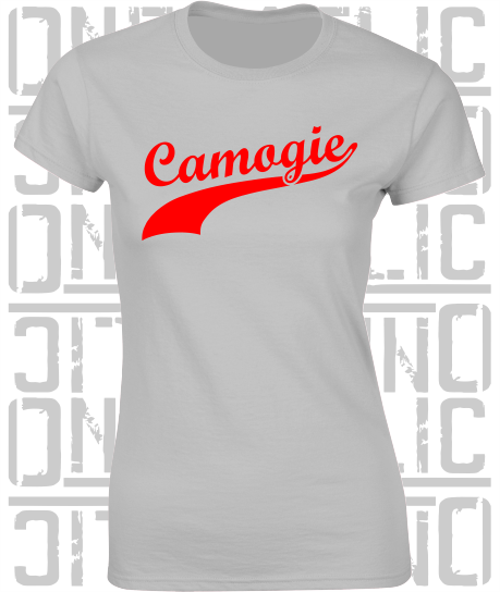 Camogie Swash T-Shirt - Ladies Skinny-Fit - Louth