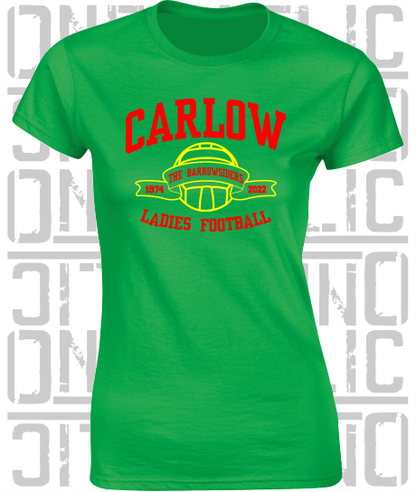 Ladies Football - Gaelic - Ladies Skinny-Fit T-Shirt - Carlow
