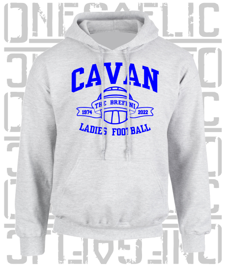 Ladies Football - Gaelic - Adult Hoodie - Cavan