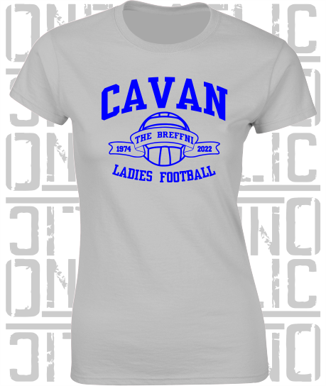 Ladies Football - Gaelic - Ladies Skinny-Fit T-Shirt - Cavan