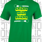 Chicks With Sticks, Camogie T-Shirt - Adult - Offaly