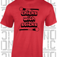 Chicks With Sticks, Camogie T-Shirt - Adult - Down