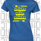Chicks With Sticks, Camogie Ladies Skinny-Fit T-Shirt - Clare