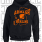 County Map Hurling Hoodie - Adult - Armagh