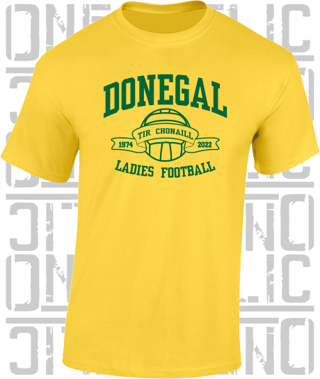 Ladies Football - Gaelic - T-Shirt Adult - Donegal