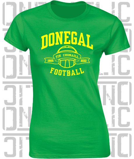 Football - Gaelic - Ladies Skinny-Fit T-Shirt - Donegal