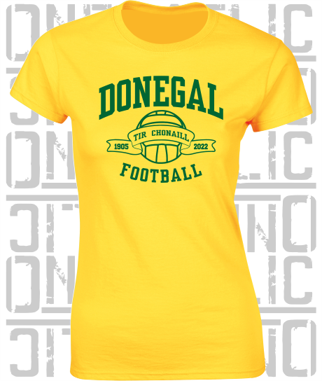 Football - Gaelic - Ladies Skinny-Fit T-Shirt - Donegal