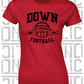 Football - Gaelic - Ladies Skinny-Fit T-Shirt - Down