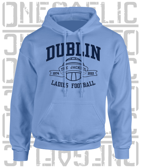Ladies Football - Gaelic - Adult Hoodie - Dublin