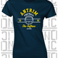 Gaelic Football - Ladies Skinny-Fit T-Shirt - Antrim