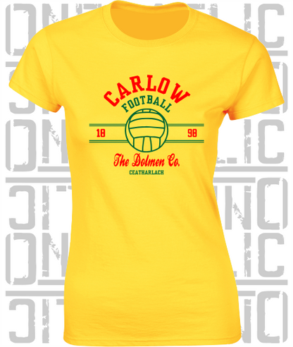 Gaelic Football - Ladies Skinny-Fit T-Shirt - Carlow