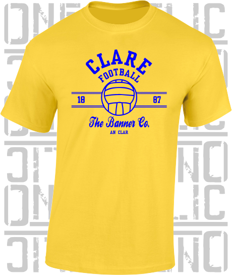 Gaelic Football T-Shirt  - Adult - Clare