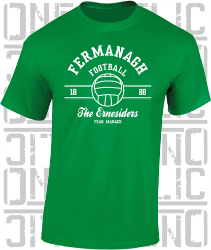 Gaelic Football T-Shirt  - Adult - Fermanagh