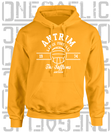 Ladies Gaelic Football LGF Hoodie - Adult - Antrim