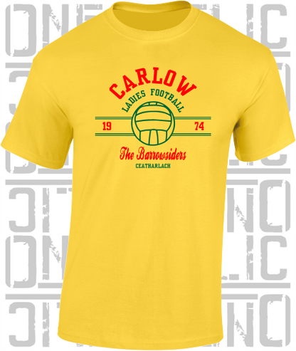 Ladies Gaelic Football LGF T-Shirt  - Adult - Carlow