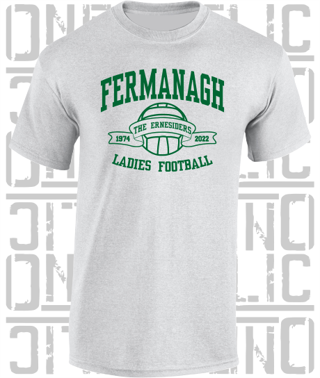 Ladies Football - Gaelic - T-Shirt Adult - Fermanagh