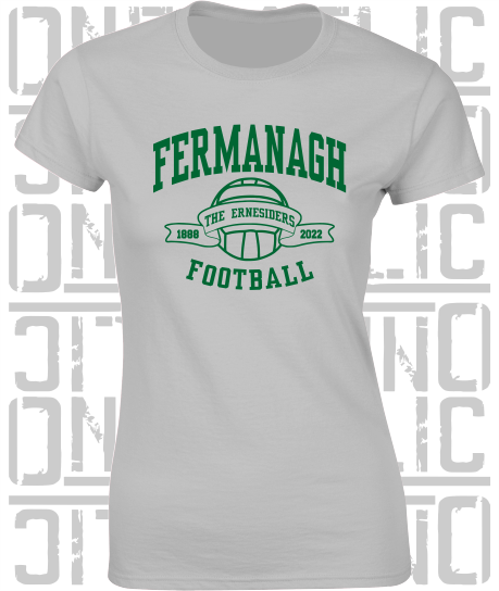 Football - Gaelic - Ladies Skinny-Fit T-Shirt - Fermanagh