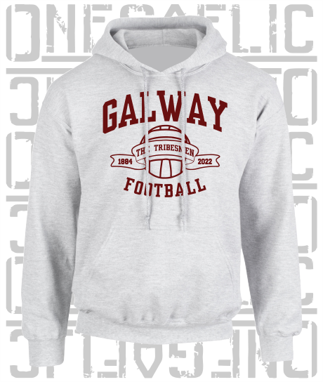 Football - Gaelic - Adult Hoodie - Galway