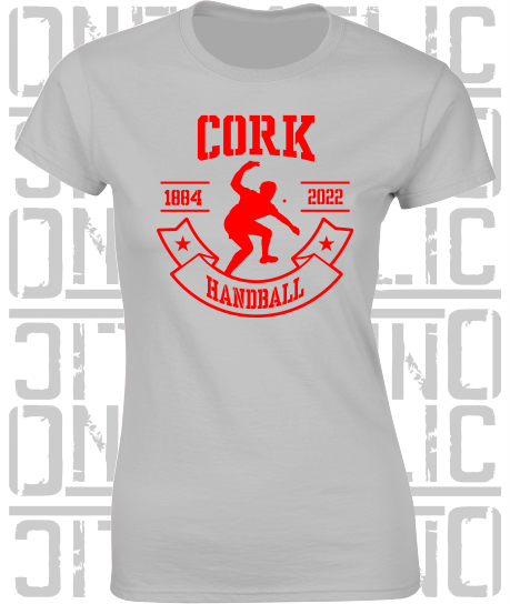 Handball Ladies Skinny-Fit T-Shirt - Cork